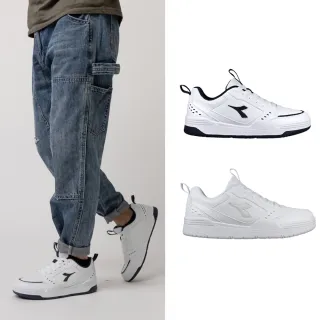 【DIADORA】男鞋 男段運動生活 板鞋 休閒鞋 運動鞋 白 藍 Almighty Warrior(DA71517/DA71518)