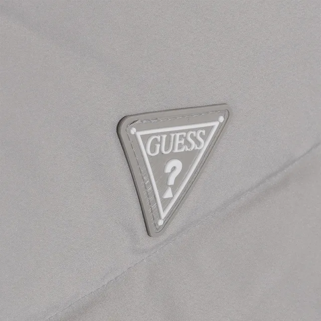 【GUESS】經典LOGO輕量立領羽絨背心(兩色任選)