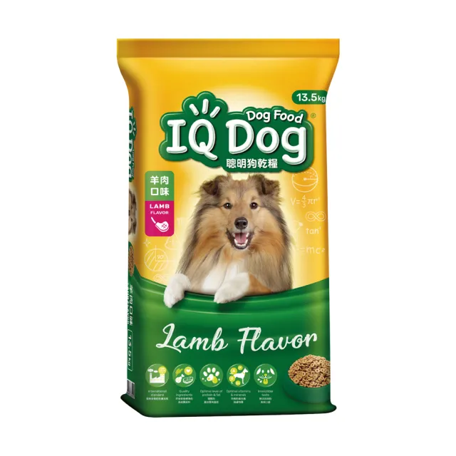 【IQ DOG】聰明狗乾糧-多種口味 13.5-15KG(狗飼料/成犬)