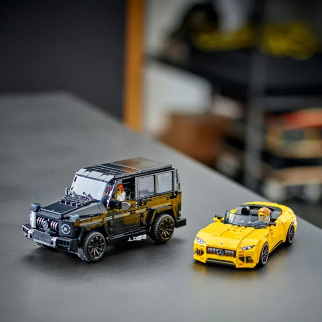 【LEGO 樂高】極速賽車系列 76924 Mercedes-AMG G 63 和 Mercedes-AMG SL 63(賓士 跑車模型 居家擺設 禮物)