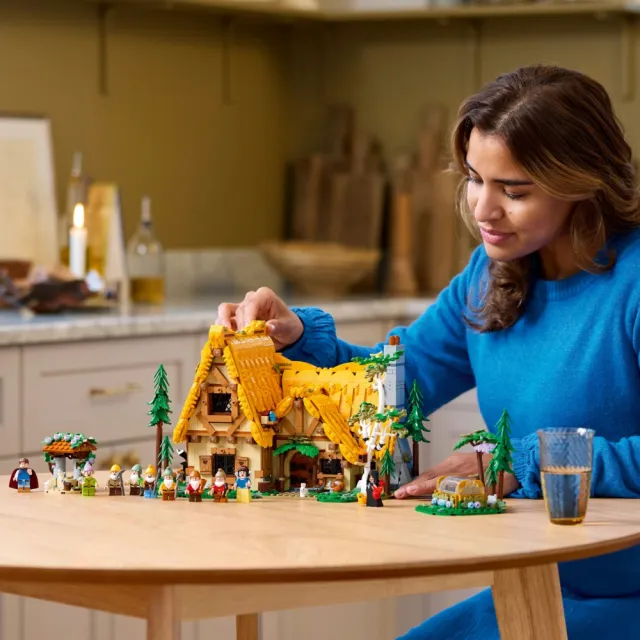 【LEGO 樂高】迪士尼公主系列 43242 《白雪公主》小屋(家家酒 DIY積木 建築模型 禮物)
