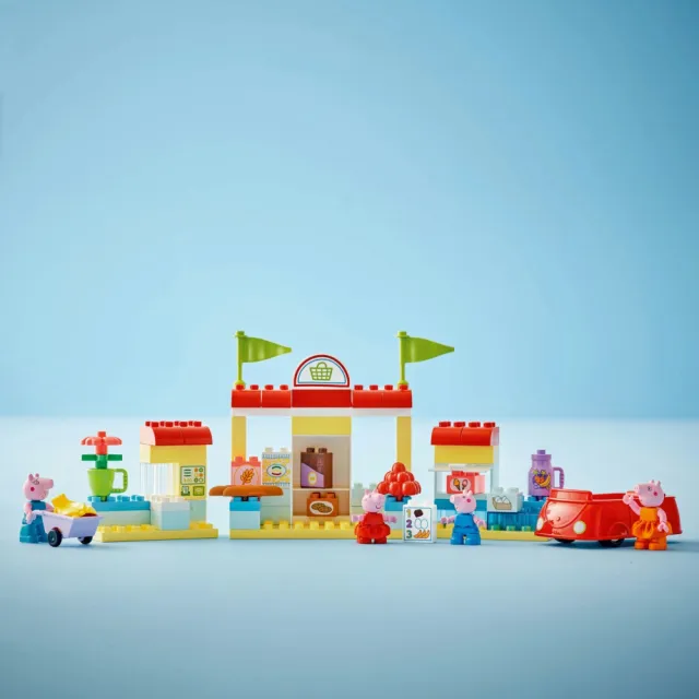 【LEGO 樂高】得寶系列 10434 佩佩豬的超級市場(Peppa Pig Supermarket 家家酒 雙11)