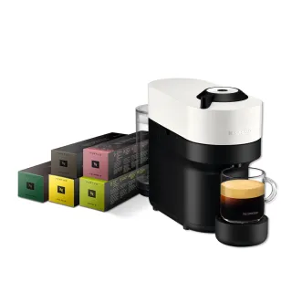 【Nespresso】臻選厚萃Vertuo POP膠囊咖啡機(晨間美式50顆組)