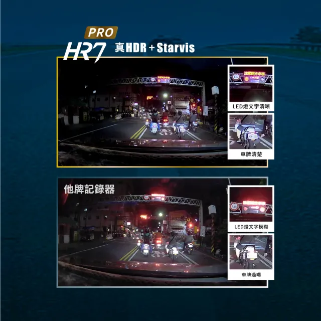 【-PX大通】HR7真HDR高動態SONY STARVIS感光元件高畫質汽車行車記錄器 行車紀錄器(送16G記憶卡/達人推薦)