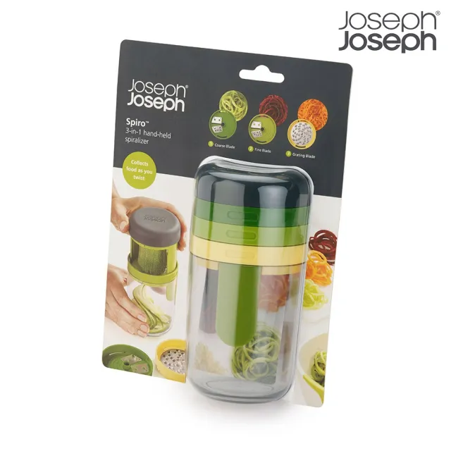 【Joseph Joseph】三合一旋轉切絲器