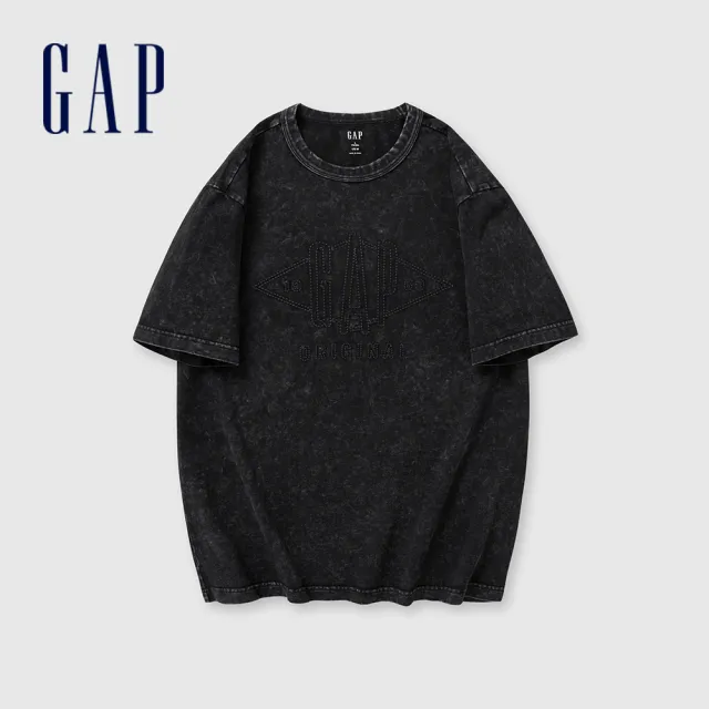 【GAP】男女裝 Logo圓領短袖T恤/POLO衫-多款任選(463153&465627&465661&465909)