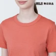 【MUJI 無印良品】女有機棉節紗短版短袖T恤(共6色)