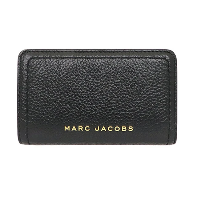 MARC JACOBS 馬克賈伯MARC JACOBS 馬克賈伯 簡約黑MJ logo牛皮中夾(S104L01SP21-001)