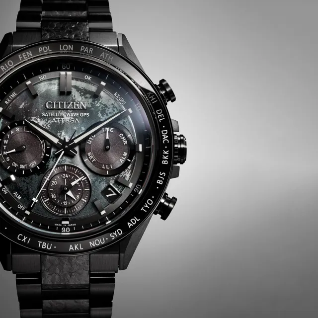 【CITIZEN 星辰】GENTS 韋禮安廣告款HAKUTO-R GPS衛星對時鈦金屬光動能男錶/44.6mm雙11限定(CC4065-61Y)