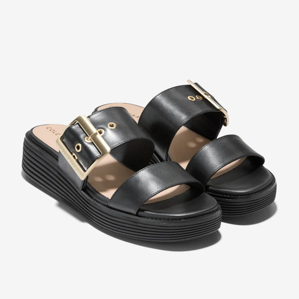 【Cole Haan】OG PLATFORM SLIDE 涼鞋 拖鞋 女鞋(黑-W29420)