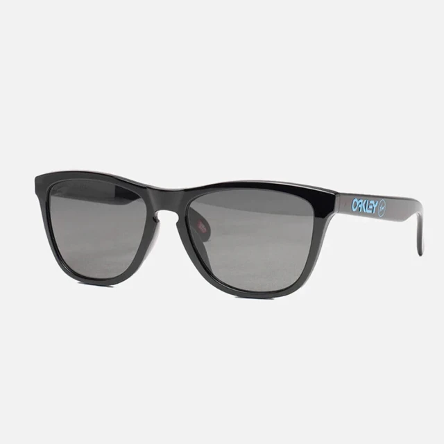 【Oakley】太陽眼鏡 Oakley x Fragment Frogskins 亞洲型 高爾夫球 休閒 穿搭 潮流 藍色(OO9245-D554)