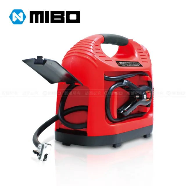 【MIBO 米寶】8電廠 五合一電源供應器MB1897 Plus 10Ah 120Wh(救車 電源 打氣 照明 12V 5V)