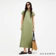 【ALLSAINTS】獨特修身細肩碎花印花中長版洋裝(修身版型)