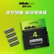 【Gillette 吉列】Labs 極光系列刮鬍刀頭-4刀頭