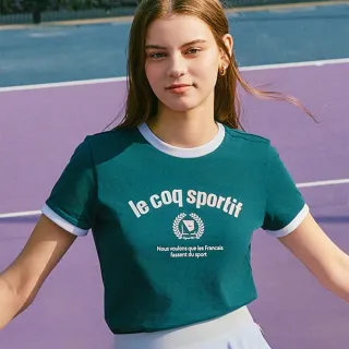 【LE COQ SPORTIF 公雞】休閒潮流短袖T恤 女款-3色-LKT22202