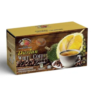 【火龍果】南洋炭燒白咖啡 四合一 榴槤風味 400g(當拿鐵咖啡融入真實凍乾榴槤的邂逅)