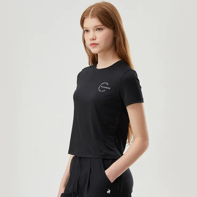 【LE COQ SPORTIF 公雞】運動TRAINING短袖T恤 女款-3色-LKT22605