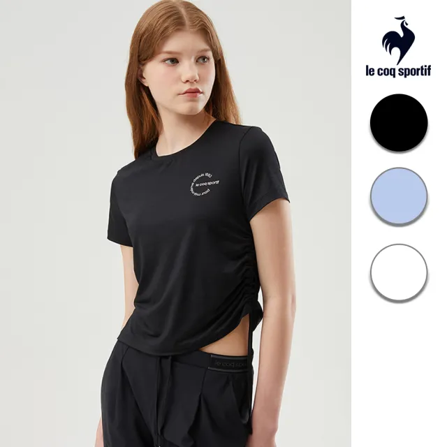 【LE COQ SPORTIF 公雞】運動TRAINING短袖T恤 女款-3色-LKT22605