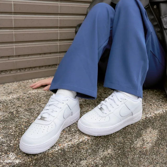 【NIKE 耐吉】Air Force 1 LE 女鞋 大童 白色 小白鞋 AF1 休閒 穿搭 低筒 休閒鞋 FV5951-111