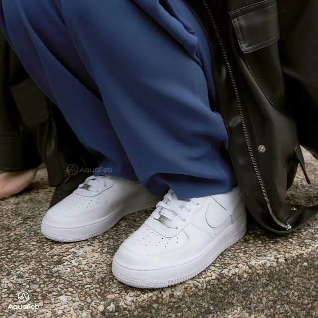 【NIKE 耐吉】Air Force 1 LE 女鞋 大童 白色 小白鞋 AF1 休閒 穿搭 低筒 休閒鞋 FV5951-111