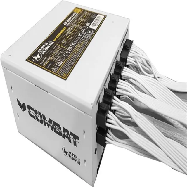 【SUPERFLOWER 振華】COMBAT 金牌650W 白(白殼白線/ATX3.1/PCI5.0/650瓦/金牌全模/10年保固)