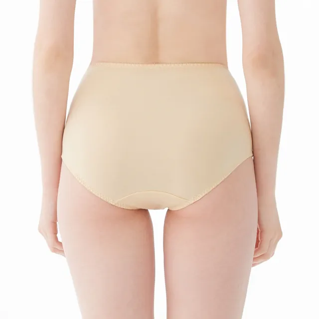 【Gennies 奇妮】哺乳內衣褲成套 唯美蕾絲軟鋼圈內衣 高腰內褲(孕婦內衣 上開扣 孕婦內褲 膚 A01B21)