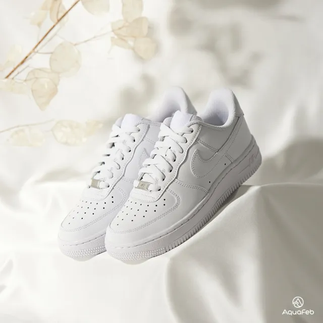 【NIKE 耐吉】Nike Air Force 1 男女情侶 AF1 空軍一號 GS 休閒 白鞋 DD8959/CW2288-111/DH2920