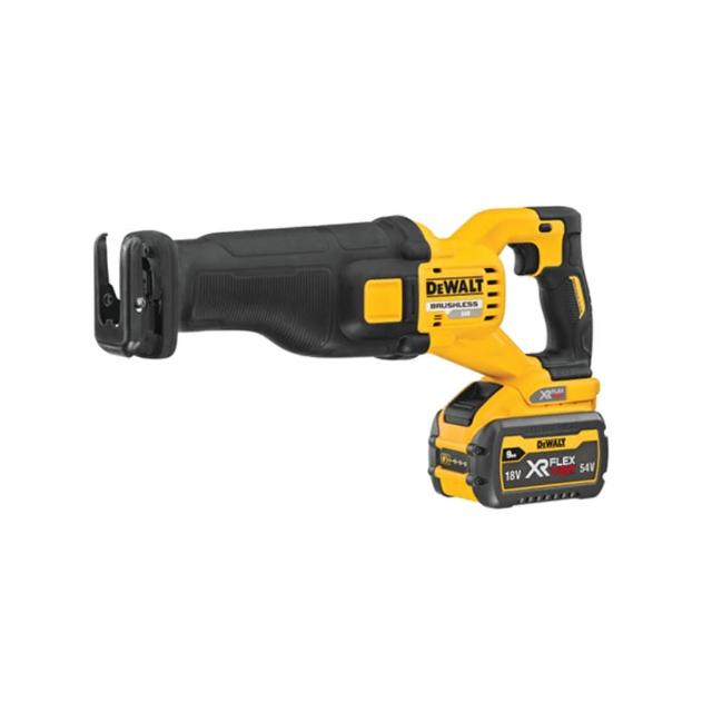 【DEWALT 得偉】60V 無碳刷軍刀鋸 雙電3.0Ah(DW-DCS389X2)