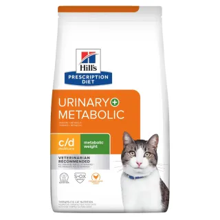 【Hills 希爾思】處方貓用飼料 c/d+Metabolic 肥胖代謝+泌尿系統 6.35LB(貓飼料)