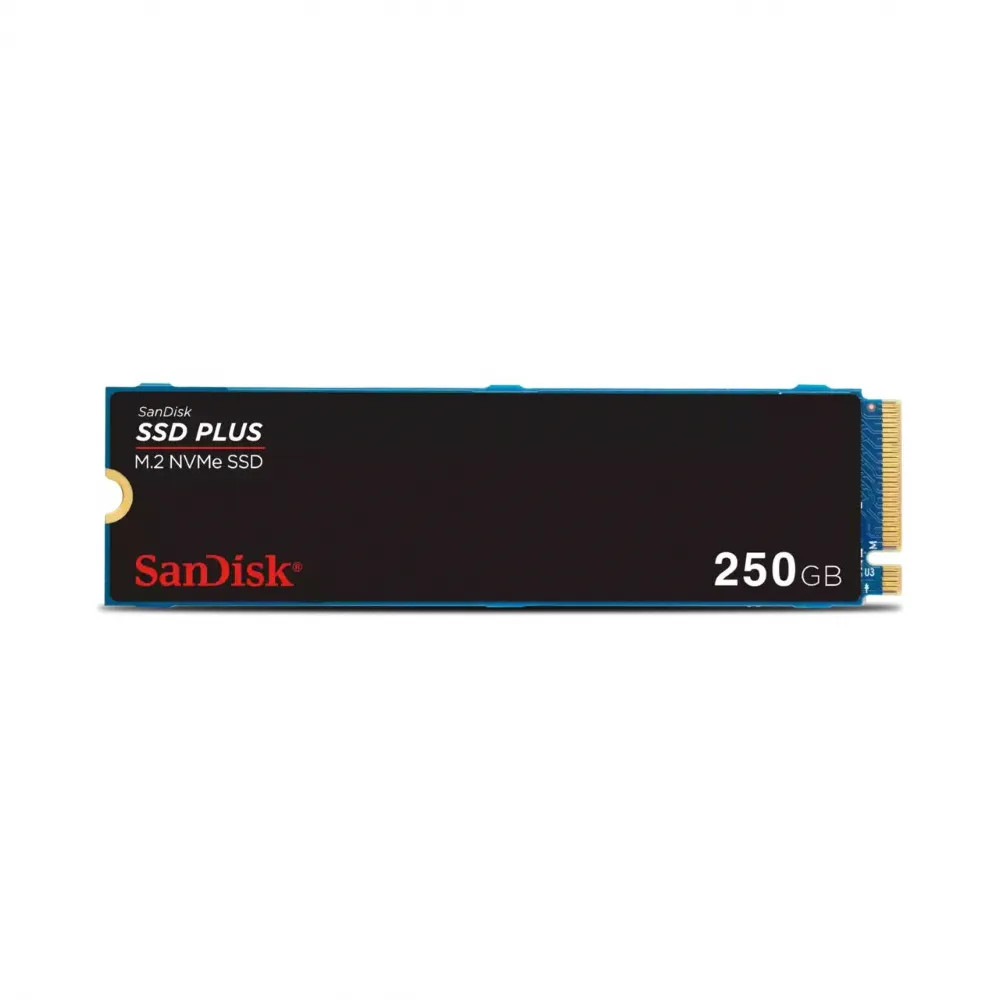 【SanDisk 晟碟】SSD PLUS M.2 NVMe PCIe Gen 3.0 內接式 SSD 250GB(SDSSDA3N-250G-G26)