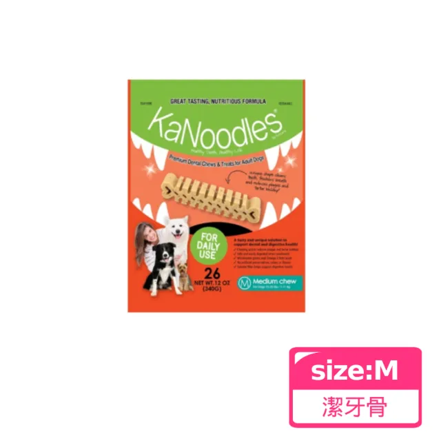 【FORCANS】KaNoodles 韓國玄米潔牙棒 340g 袋裝(零食 耐咬 潔牙 口腔保健)