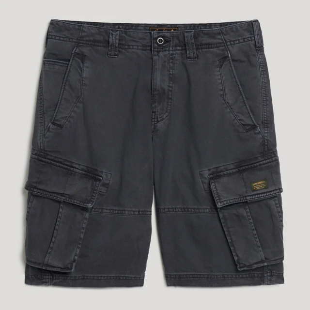 Superdry 男裝 休閒短褲 工裝短褲 Core Cargo Short(板黑)