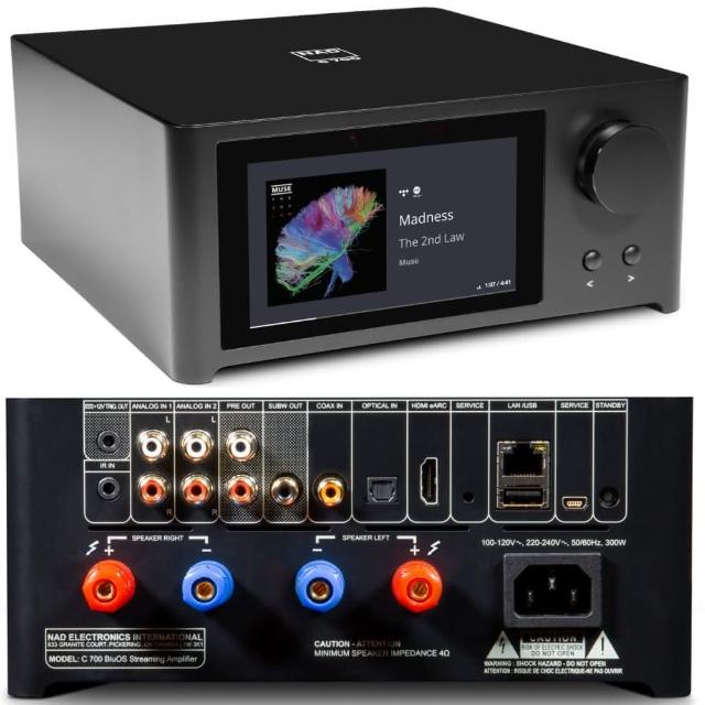 【NAD】串流擴大機(C700台灣公司貨)