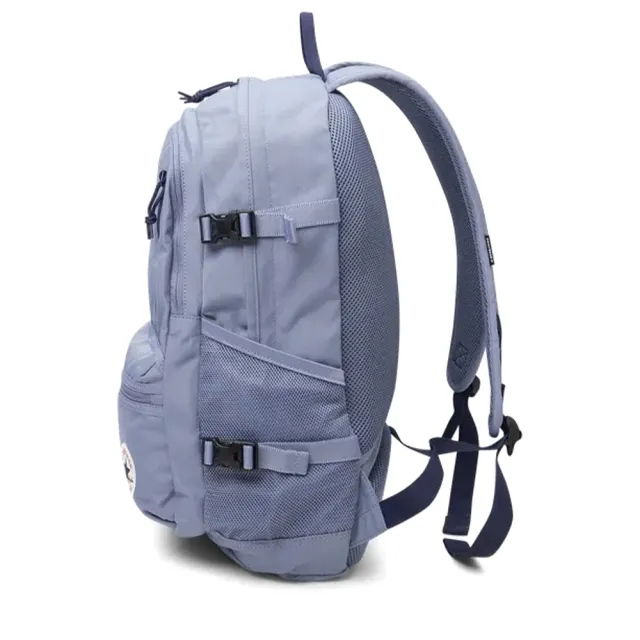 【CONVERSE】Straight Edge Backpack 男款 女款 藍色 筆記 後背包 10021138-A12