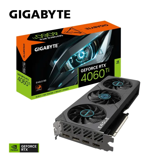 【GIGABYTE 技嘉】【GIGABYTE 技嘉】RTX4060Ti EAGLE OC 8G 顯示卡