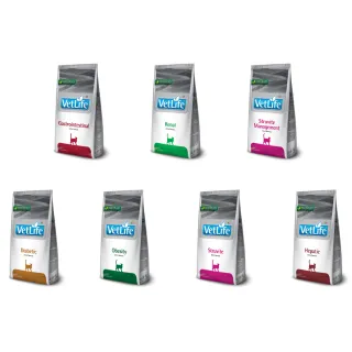 【Farmina 法米納】VetLife獸醫寵愛天然處方貓糧 VC 2kg(處方貓飼料)