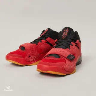 【NIKE 耐吉】Jordan Zion 2 Red Suede Gum 男鞋 紅色 魔鬼氈 氣墊 籃球鞋 DO9072-600