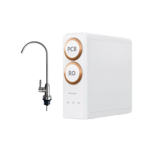 Puretron 普立創 DF-600 為廚下式 RO 逆滲透淨飲機，提供高效淨飲功能，過濾水中雜質與汙染物，確保飲用水安全。全機保固一年（不含濾水裝置），不適用天災、人為或環境因素損壞。本產品一經拆封使用，若非產品本身瑕疵，無法退換貨；濾心過水後若非產品因素，亦無法退換。適閤家庭使用，安裝簡易，提升生活用水品質。
