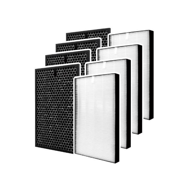 【蟎著媽】濾網4套優惠組(適用 夏普 SHARP FU-H50T-W FU-G50T-W FZ-M50HFE FZ-M50DFE 空氣清淨機)
