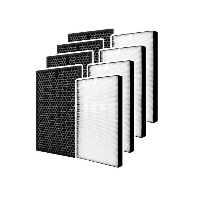 【蟎著媽】濾網4套優惠組(適用 夏普 SHARP FU-H50T-W FU-G50T-W FZ-M50HFE FZ-M50DFE 空氣清淨機)