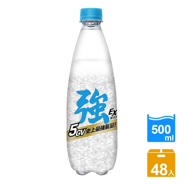 【泰山】強氣泡水500mlx2箱 48入