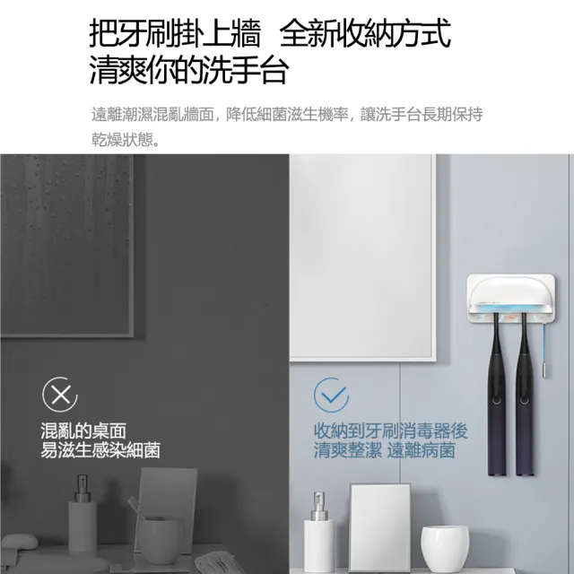 【Oclean 歐可林】智能UVC牙刷消毒器(S1)