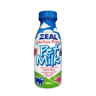 【ZEAL 岦歐】紐西蘭犬貓專用鮮乳380ml(不含乳糖)
