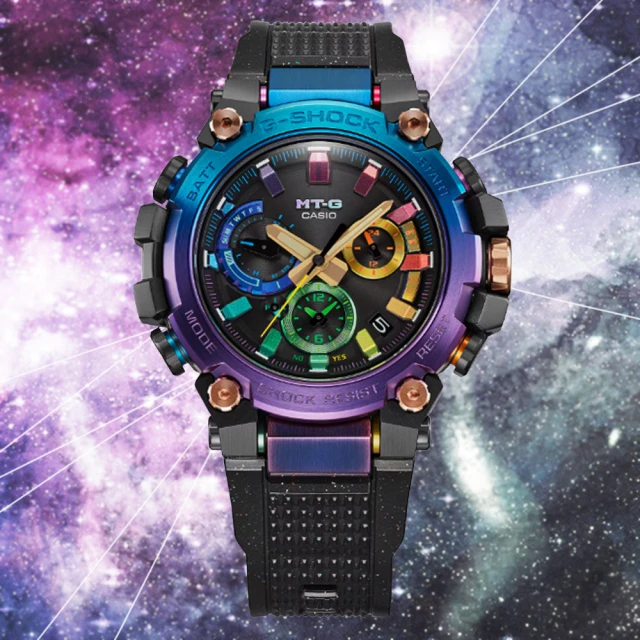 CASIO 卡西歐 G-SHOCK MTG 浩瀚星空銀河 太陽能智慧藍芽電波錶(MTG-B3000DN-1A)