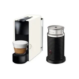 【Nespresso】膠囊咖啡機 Essenza Mini 奶泡機組合(瑞士頂級咖啡品牌)