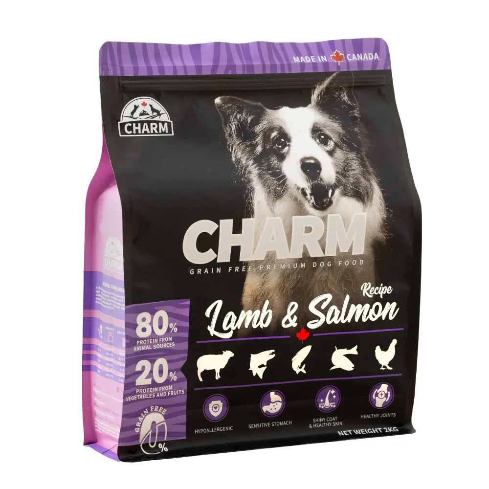 【CHARM 野性魅力】羊肉鮭魚配方犬2kg(無穀、狗糧、狗飼料)