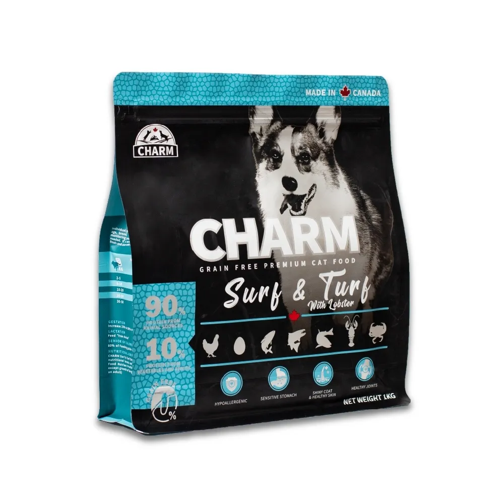 【CHARM 野性魅力】海陸龍蝦盛宴犬1kg(無穀、狗糧、狗飼料)