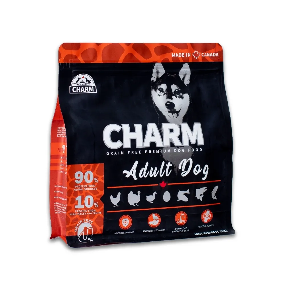 【CHARM 野性魅力】羊肉鮭魚配方犬1kg(無穀、狗糧、狗飼料)