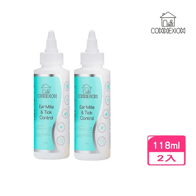 【CONNEXION】天然除蟲菊耳道滴劑 118ml*2入組(耳朵清潔)