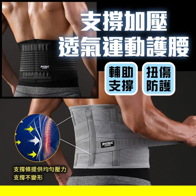 【品物生活家】加壓透氣運動護腰(護腰 透氣 工作護腰帶 護腰護具 支撐固定 非醫療用束腹帶)